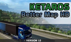 Euro Truck Simulator 2 "Мод Better Maps HD версия 1.0 (v1.4.x, - 1.35.x)"