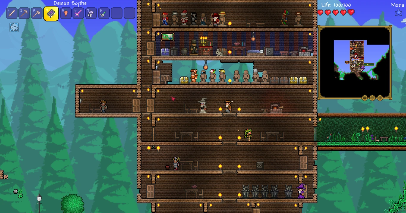 Terraria "Гендальф"