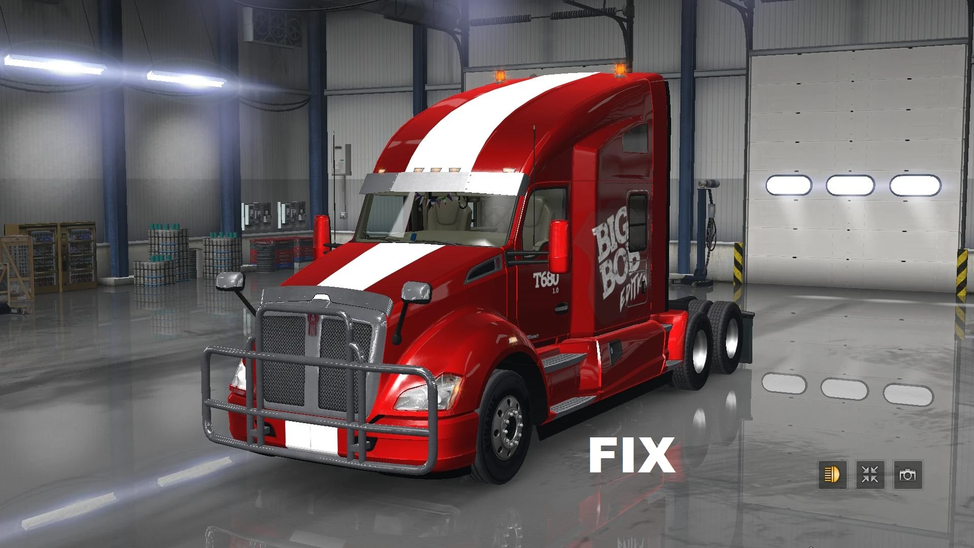 American Truck Simulator "Фикс для грузовика Kenworth T680 от Big Bob версия 1.0 (v1.31.x)"