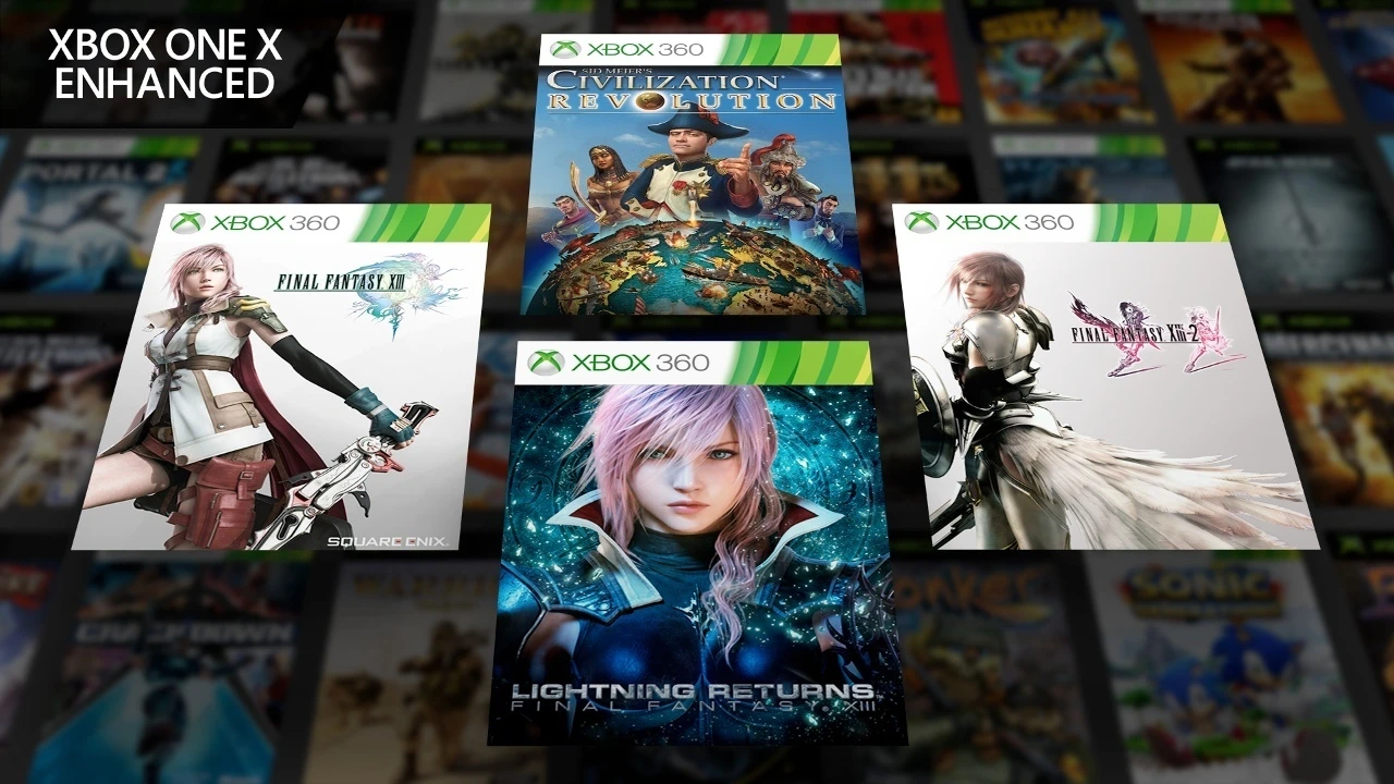X018: Final Fantasy XIII, XIII-2 и Lightning Returns добавят в библиотеку игр с обратной совместимостью на Xbox One