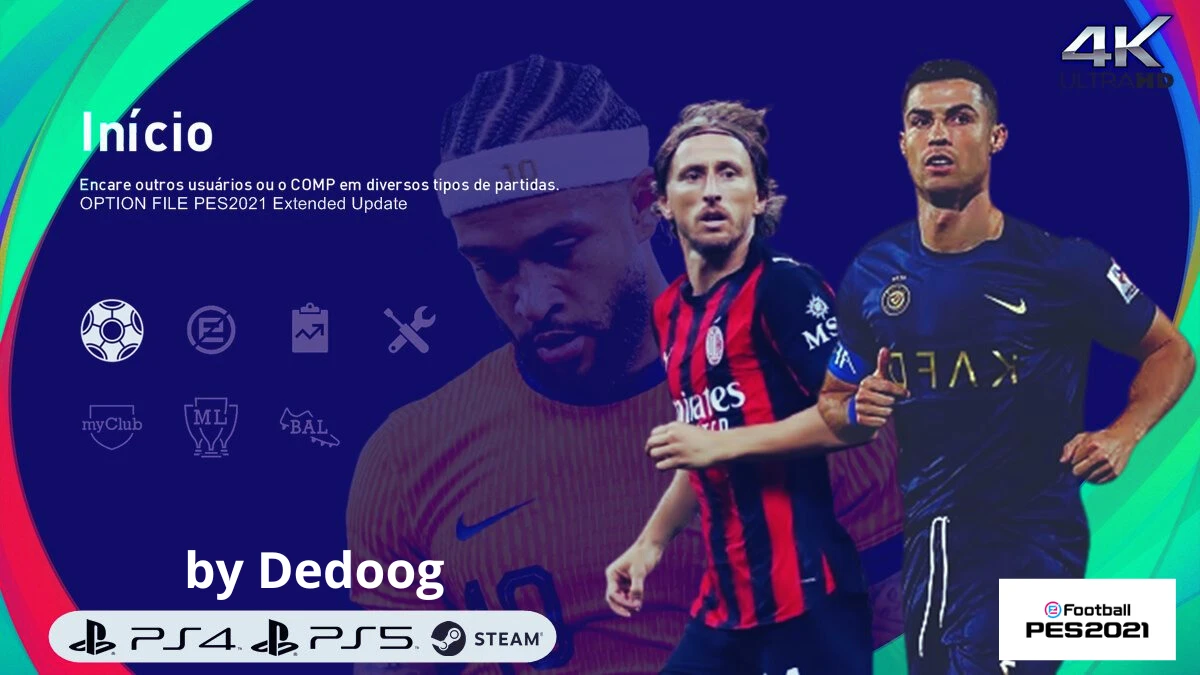 eFootball PES 2021 "Опшин файл Сезон 2025-2026" [12.0] {douglas}