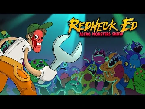 Дебютный тизер нарисованного beat'em up - Redneck Ed: Astro Monster Show