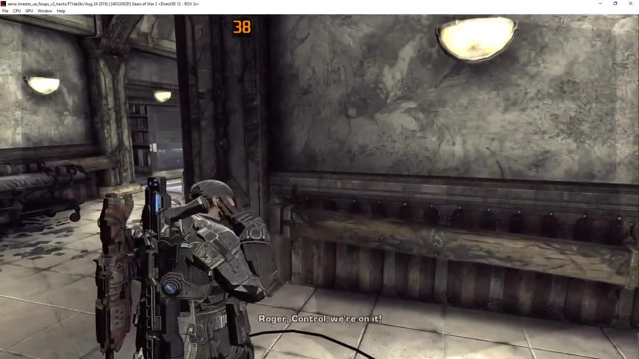 Gears of War 2 - запуск на хакнутом билде значительно улучшил эмуляцию!