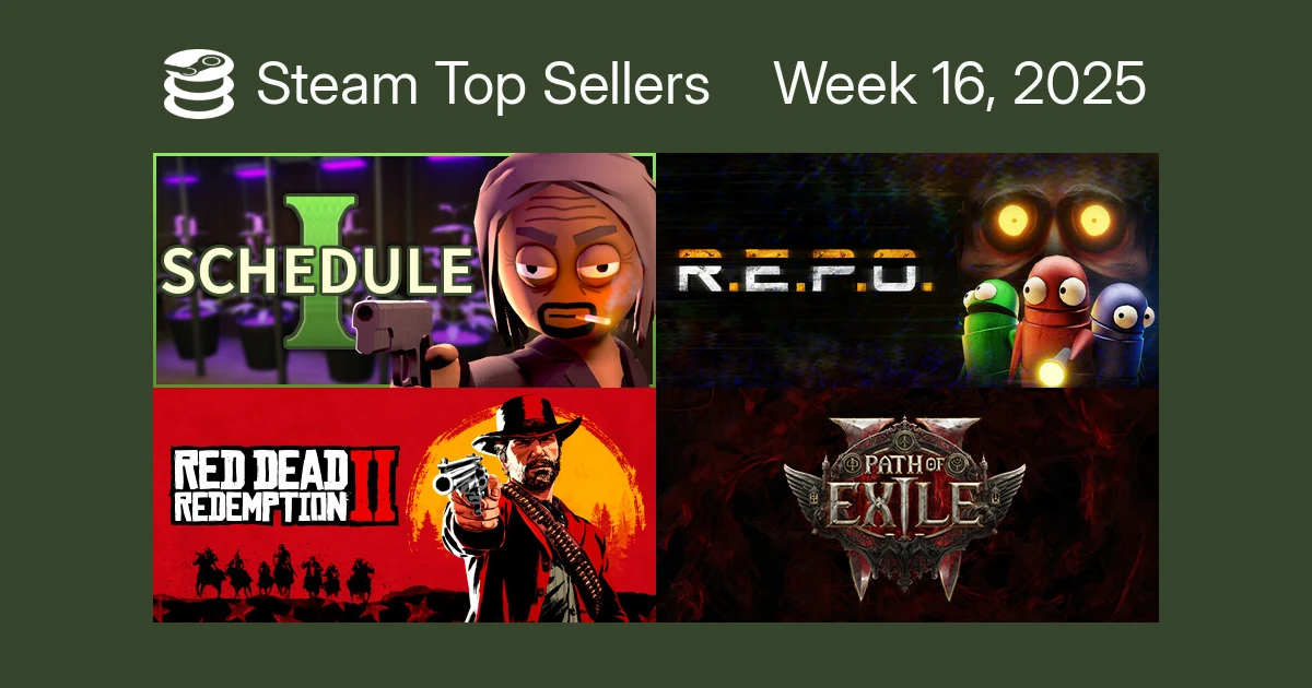 Red Dead Redemption 2 вошла в тройку лидеров чарта продаж Steam за прошлую неделю