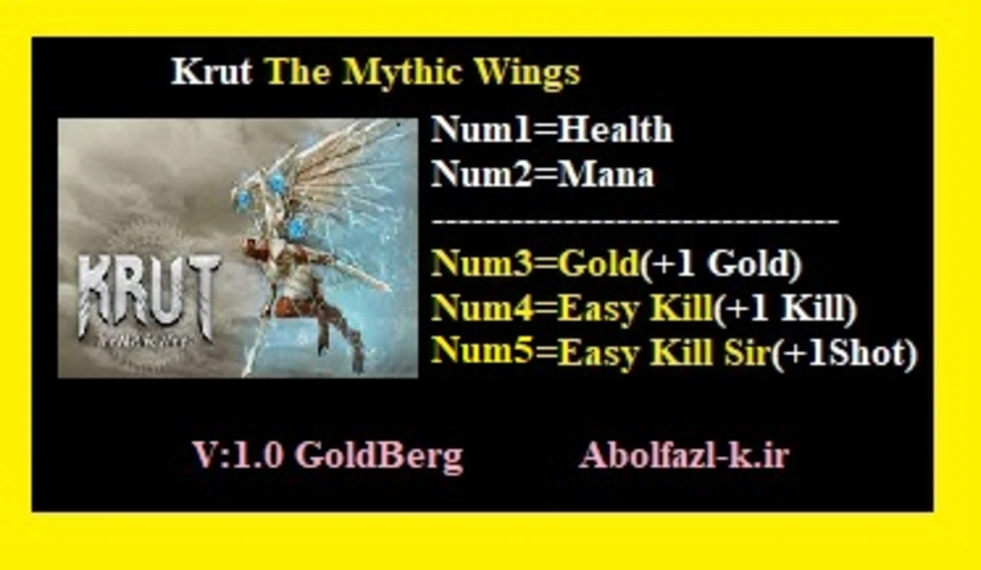Krut The Mythic Wings "Трейнер +5" [1.0] {Abolfazl.k}