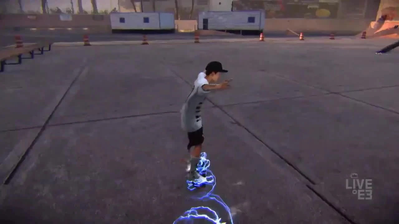 Горящие скейты в геймплейном ролике Tony Hawk 5