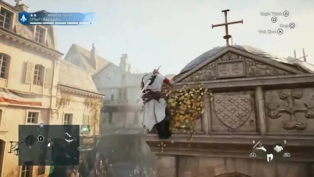 Баги превратили Assassin's Creed Unity в хоррор