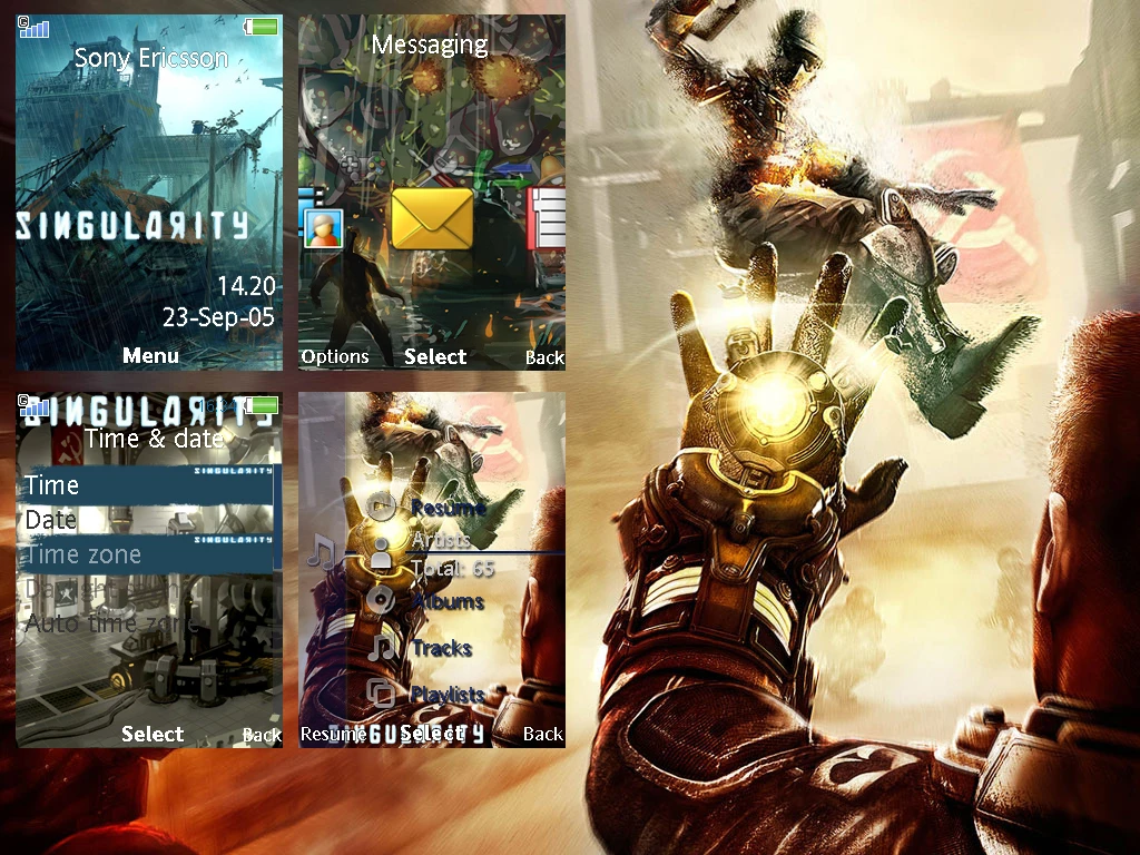 Singularity "Тема 240x320 SE"