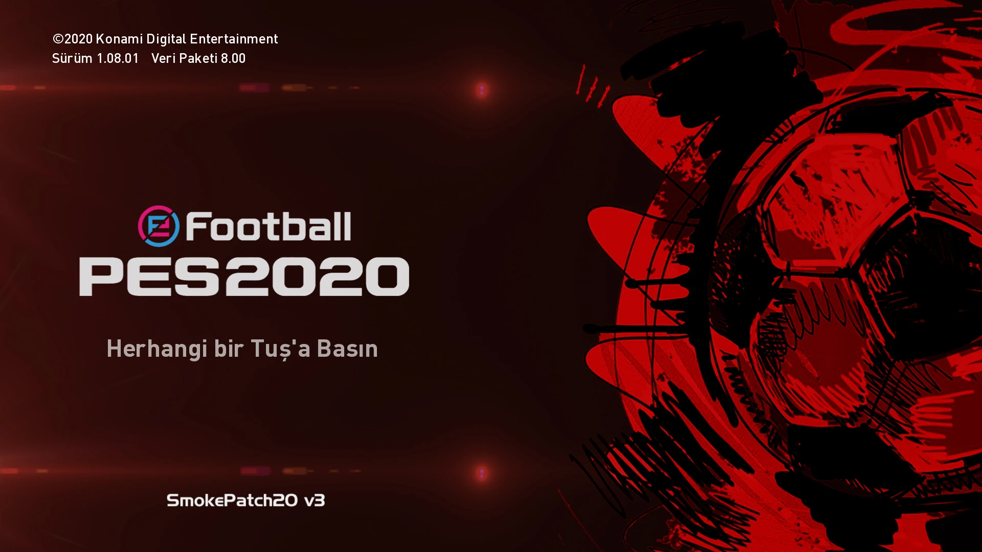 PES 2020 "SmokePatch20 v3 20.3.5 (AIO)"