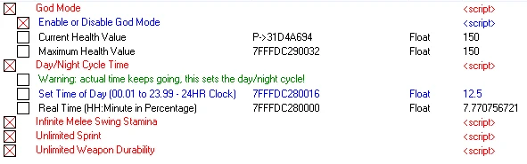 Dying Light: Таблица для Cheat Engine [UPD: 04.05.2017] {Daijobu}
