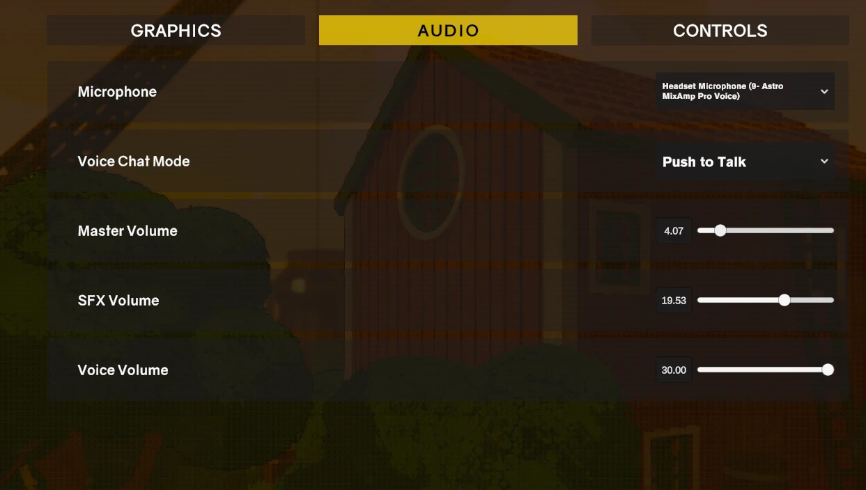 Content Warning "Усиление звука"