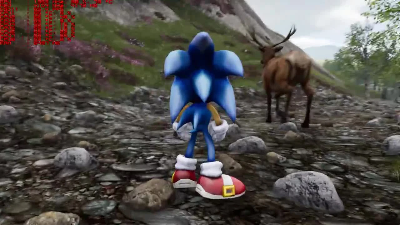 Sonic на Unreal Engine 4