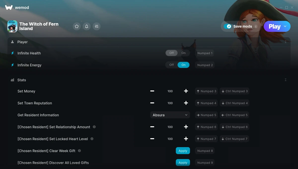 The Witch of Fern Island "Трейнер +22" [UPD: 05.08.2024] {GreenHouse / WeMod}