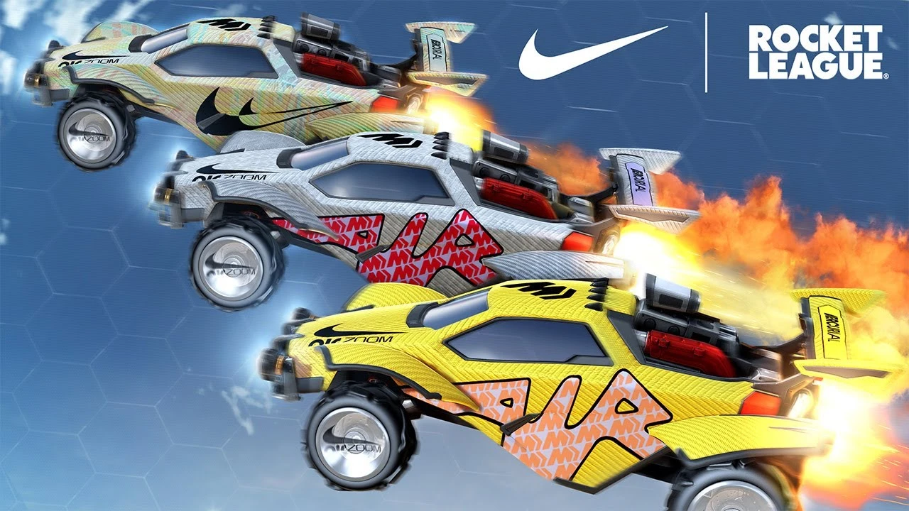 Psyonix и Nike представили автомобиль для Rocket League в раскраске новых футбольных бутс Nike Air Zoom Mercurial