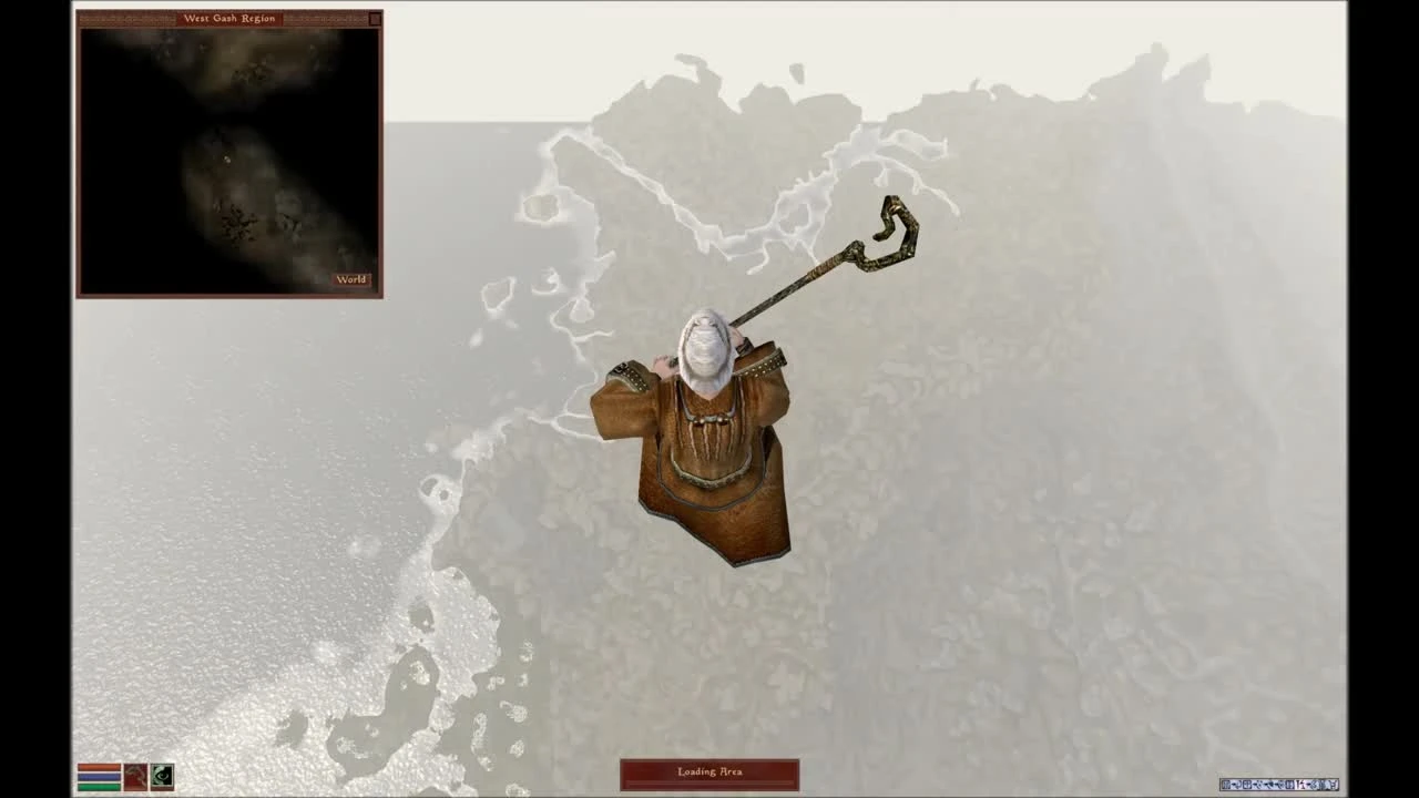 Прыжок в Морроувинде с 3000 акробатики