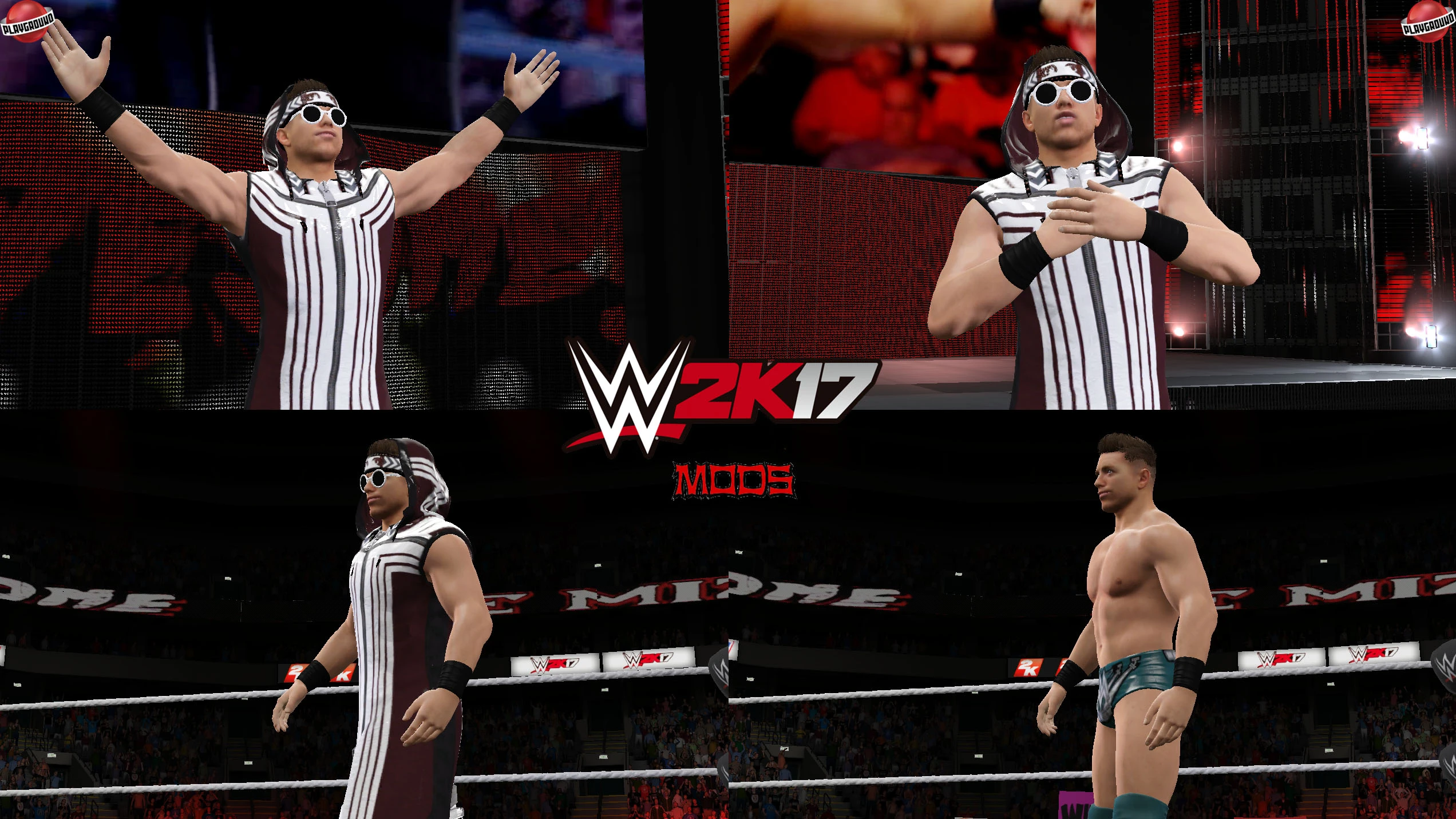WWE 2K17 "The Miz '21 Наряд (Лицевая анимация) WWE 2K19 Порт Мод"