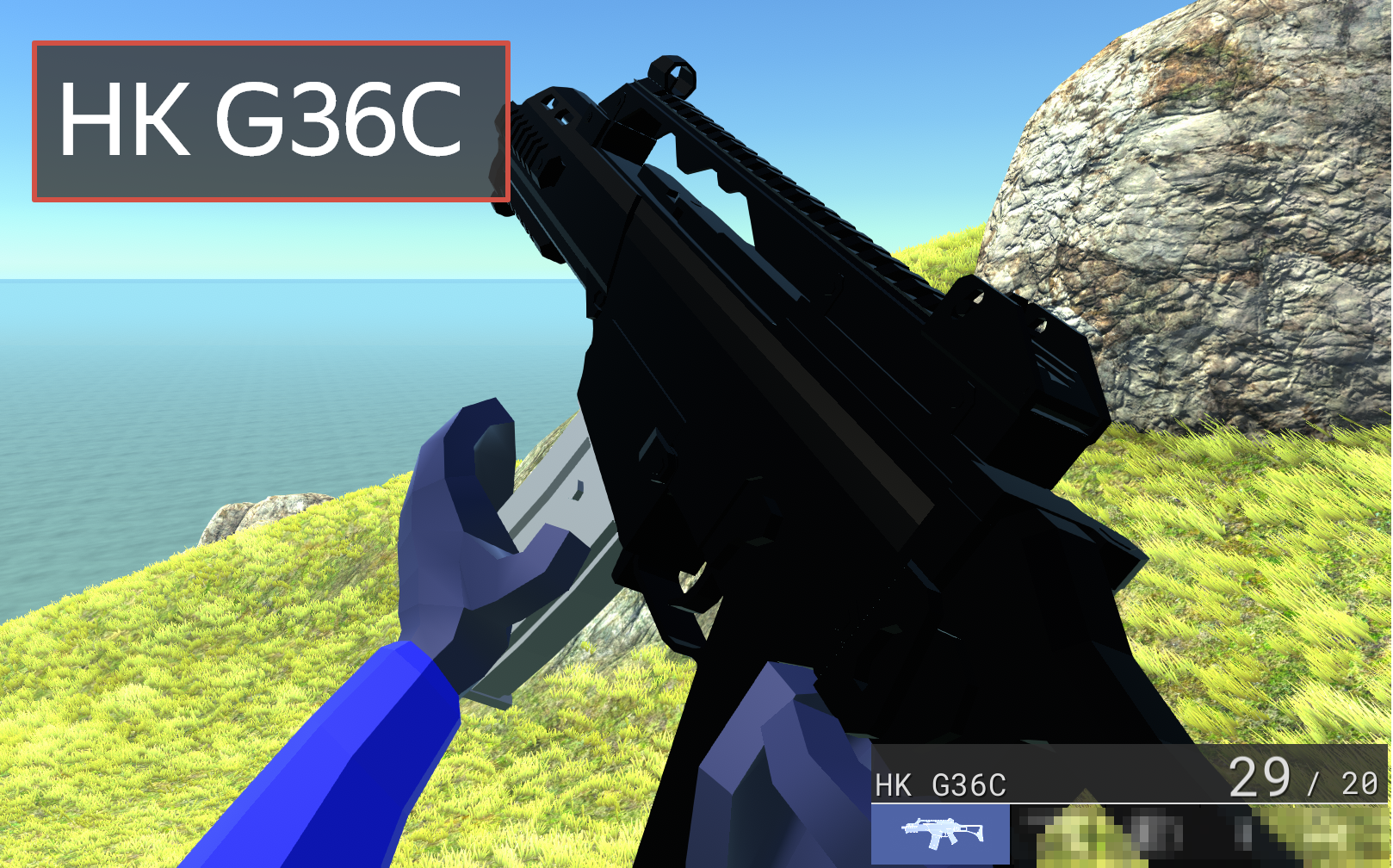 Ravenfield "Мод на HK G36C"