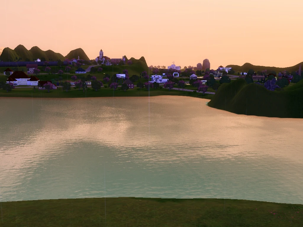 Sims 3 "Город Кристалл Вотерфоллс (Crystall Waterfalls)"