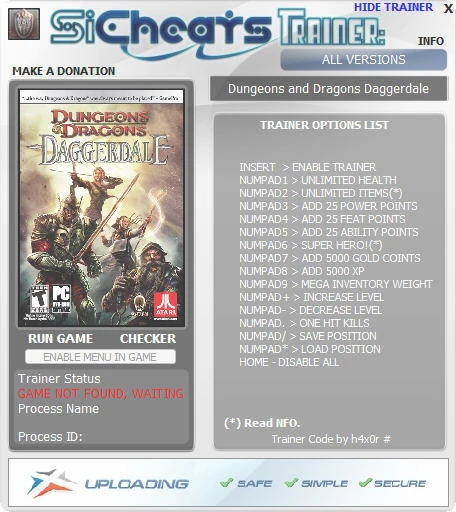 Dungeons & Dragons - Daggerdale: Трейнер (+12) [All Versions] {h4x0r}