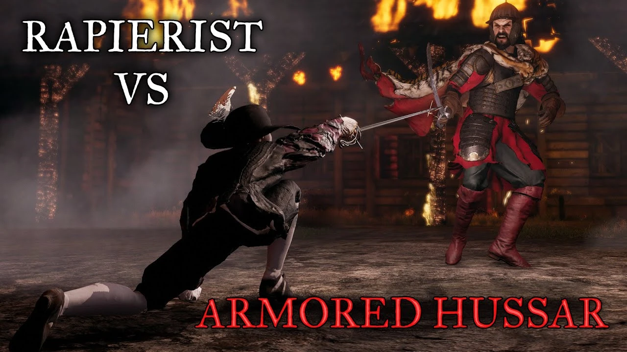 Реалистичный симулятор дуэлянта на мечах 17 века Hellish Quart демонстрирует 5 минут боя с тяжеловооружённым пехотинцем