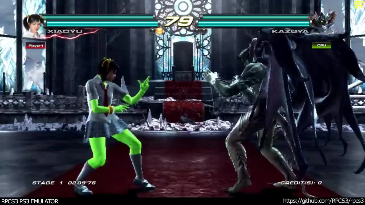 Tekken Tag Tournament 2 - пример работы на эмуляторе PS3