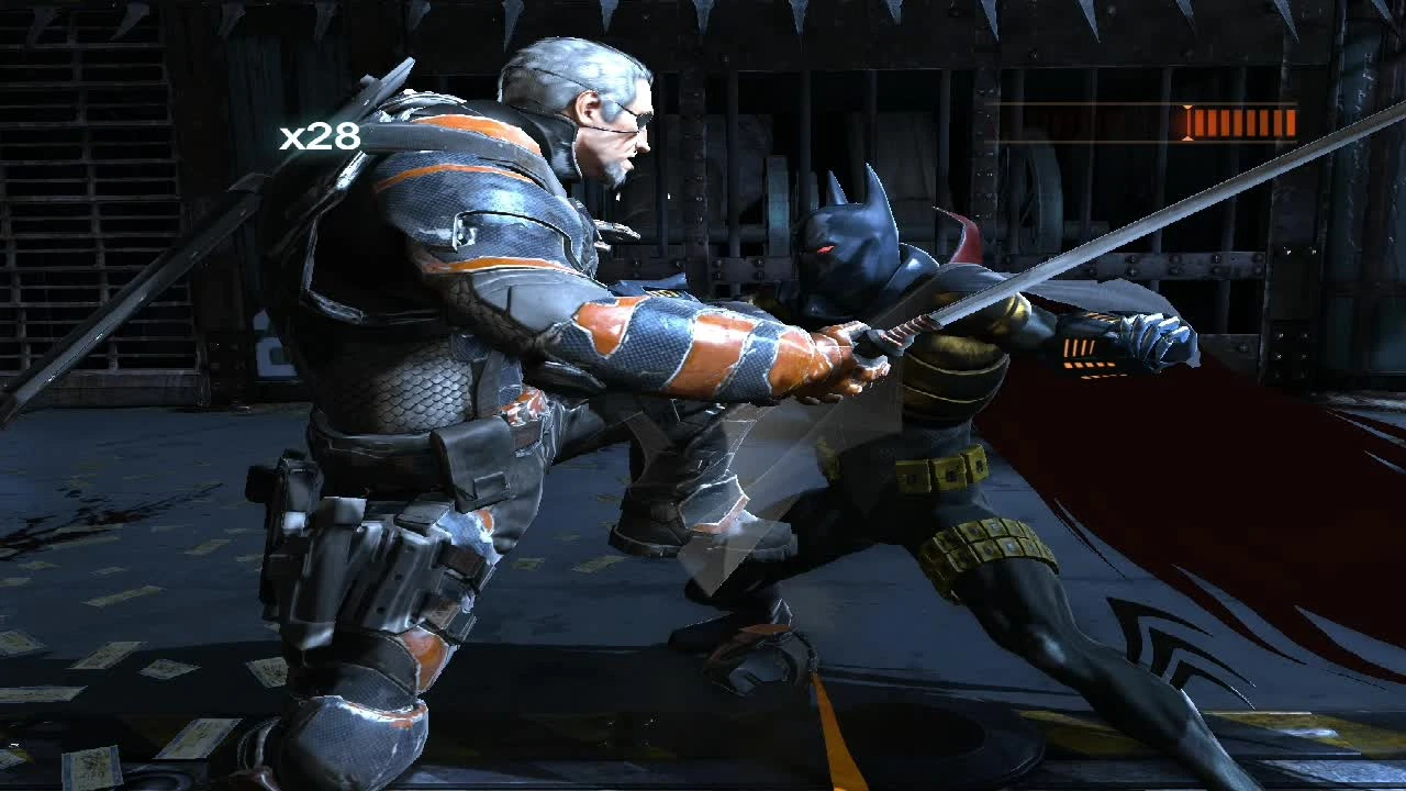 Аркхэм Ориджин - Knightfall vs Deathstroke
