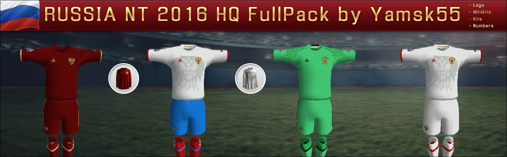 FIFA 10 "RUSSIA NT 2016 HQ FullPack by Yamsk55"