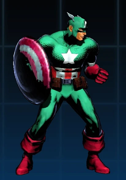 Ultimate Marvel vs. Capcom 3 "CapAmerica Green"