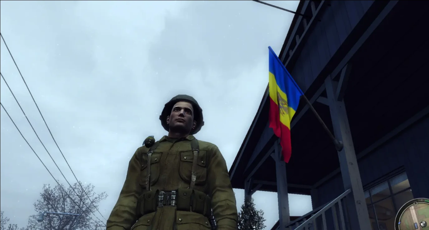 Mafia 2 "Молдавия флаг на доме Вито в Гринфилде"