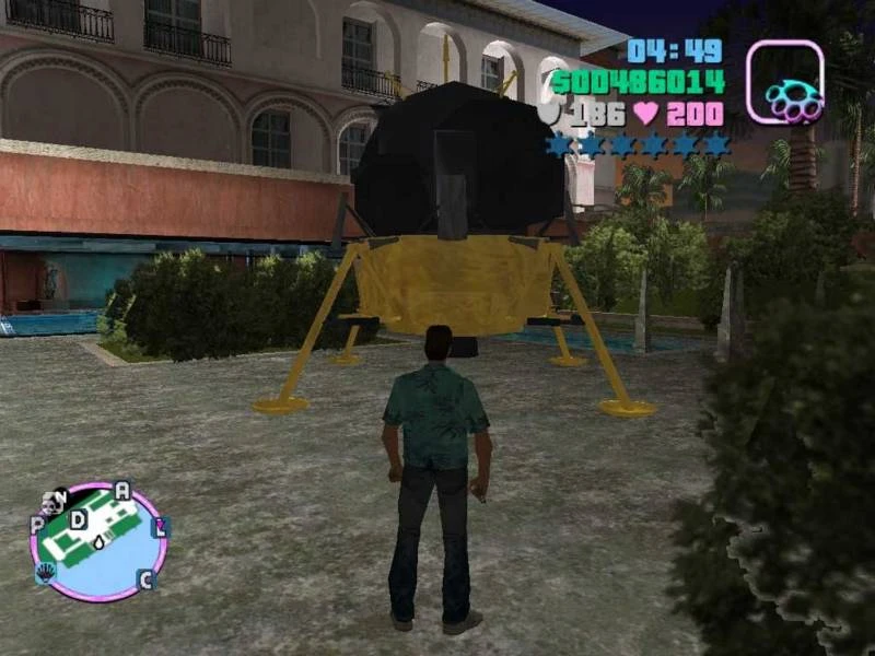 Grand Theft Auto: Vice City "Lunar Lander"