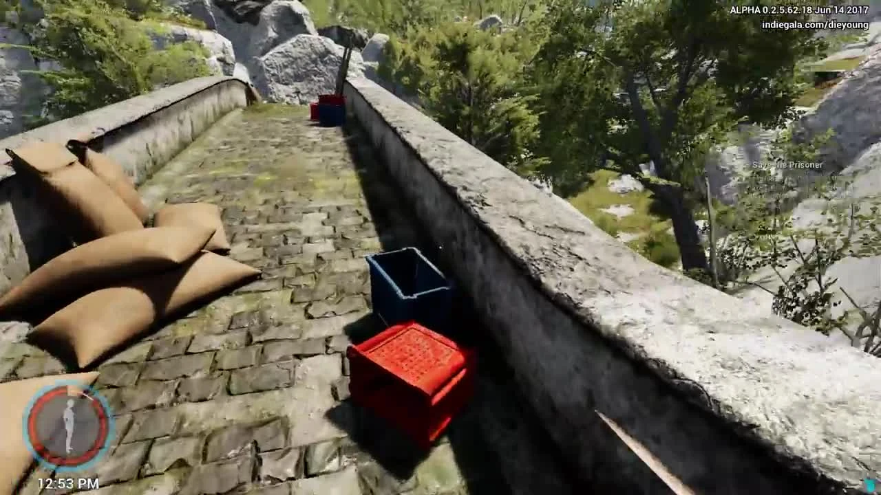 Die Young - Тайная локация в игре (дед и пленник)