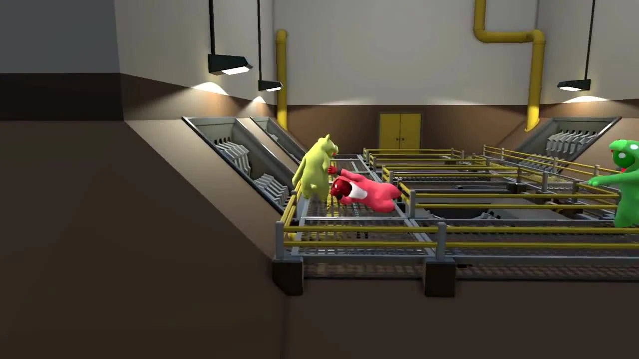 Раскатало грузовиком - Gang Beasts