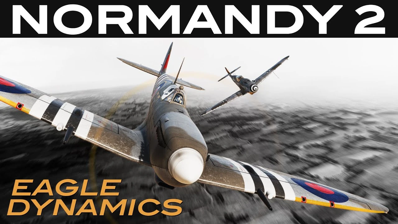 Релизный трейлер к карте DCS World "Нормандия 2.0"