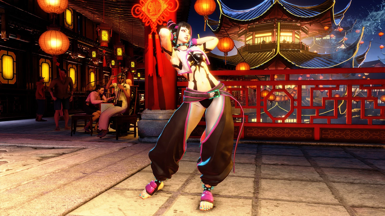 Косплей Джури Хан из Street Fighter 6