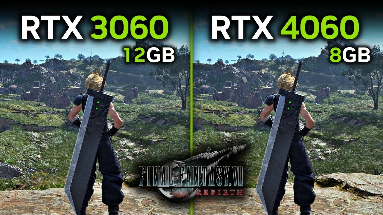 RTX 3060 против RTX 4060: Тесты FPS в Final Fantasy VII Rebirth