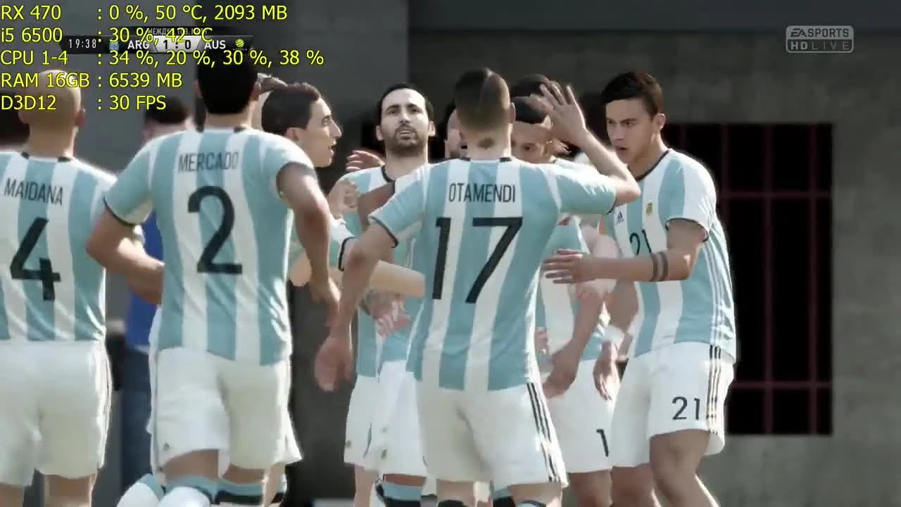 FIFA 18 - RX 470 - i5 6500