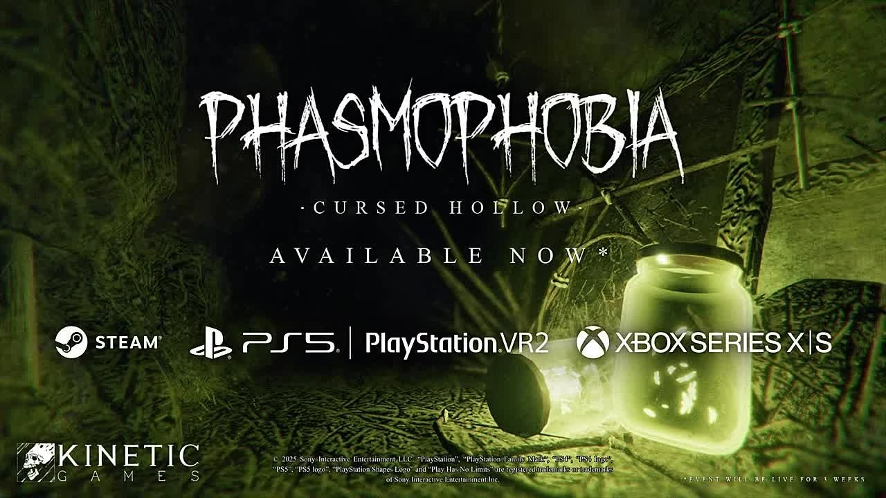 В игре Phasmophobia стартовал ивент Cursed Hollow