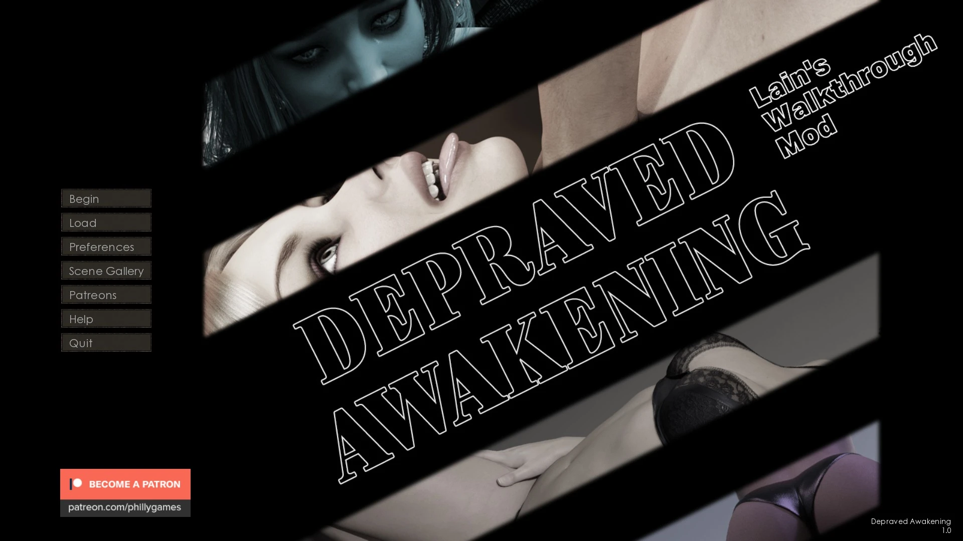 Depraved Awakening: Чит-Мод/Cheat-Mode (Lain's Walkthrough / Gallery Mod) [1.0] {Lain's}