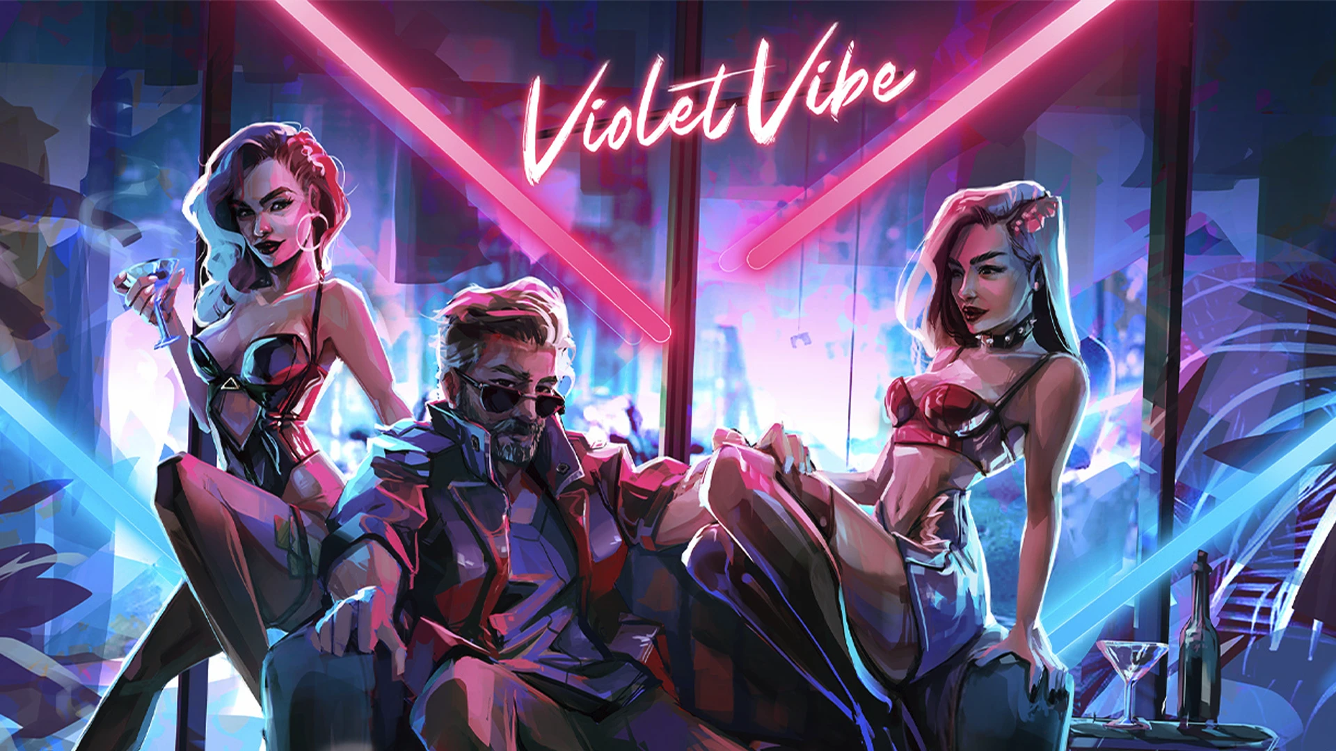 Геймплейный трейлер симулятора менеджера ночного клуба Nightclub Manager: Violet Vibe