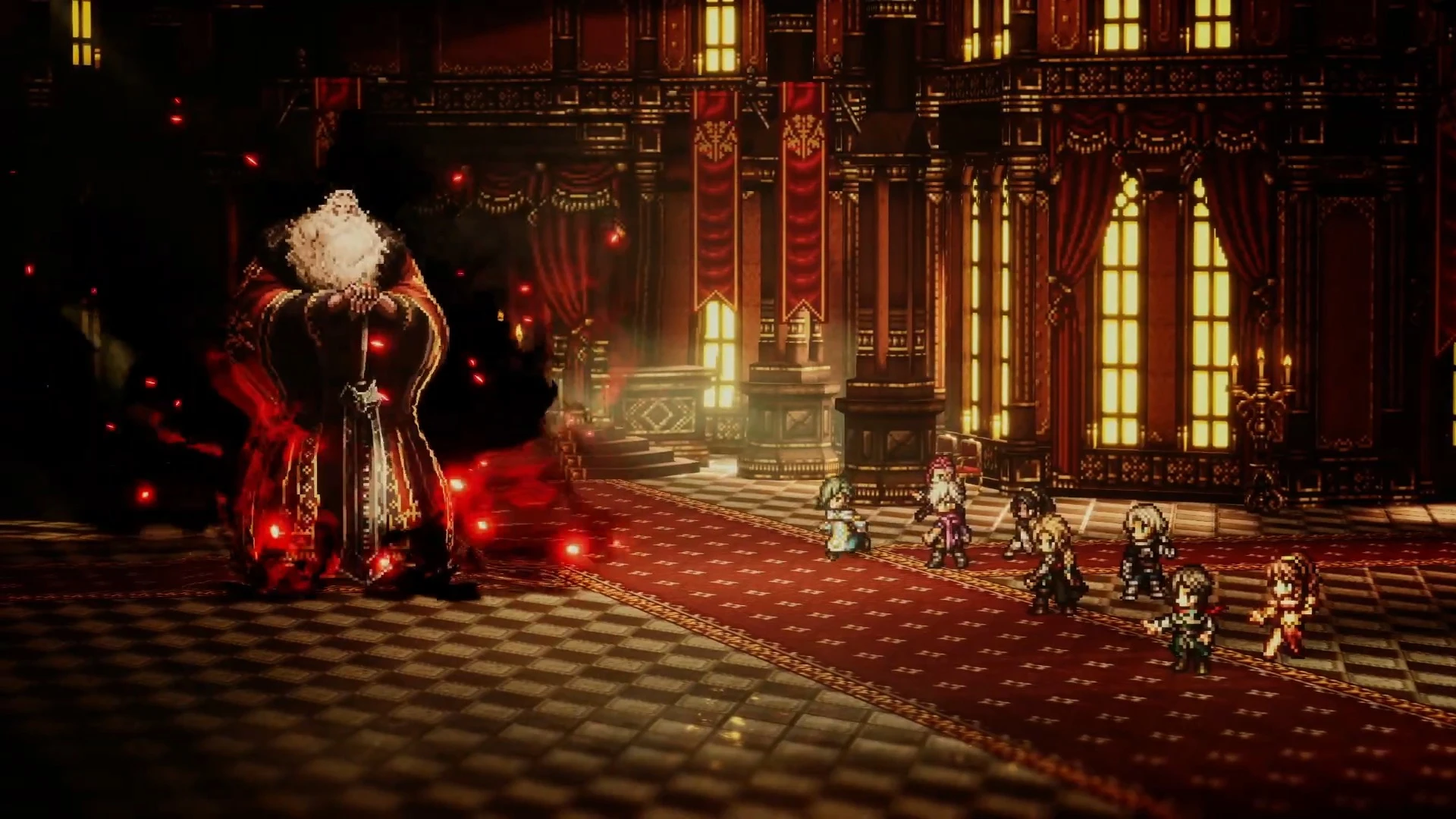 Прохождение битвы с Королём Пардисом III в Octopath Traveler 0