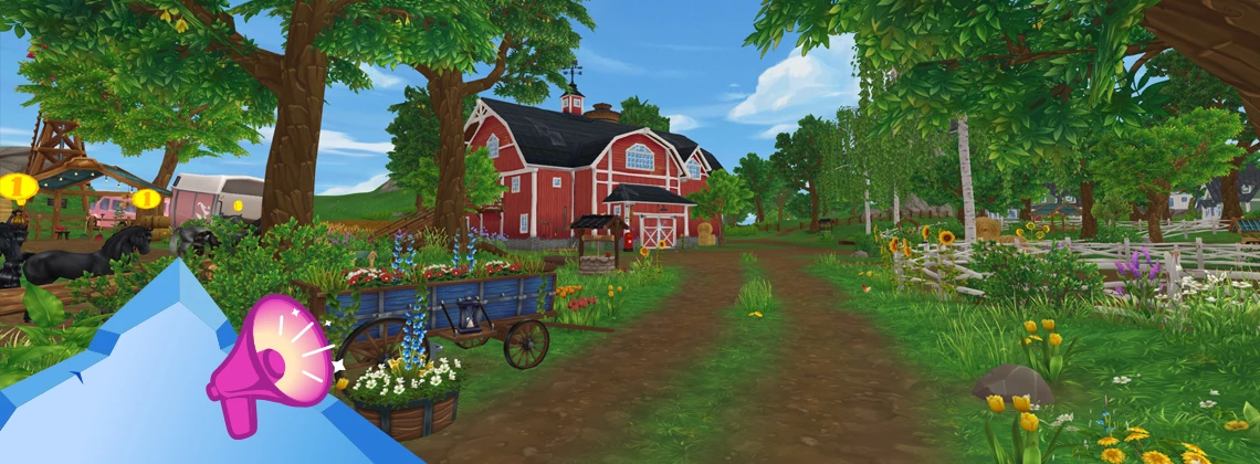 Обновление принесло в Star Stable улучшенную фермы для Стива