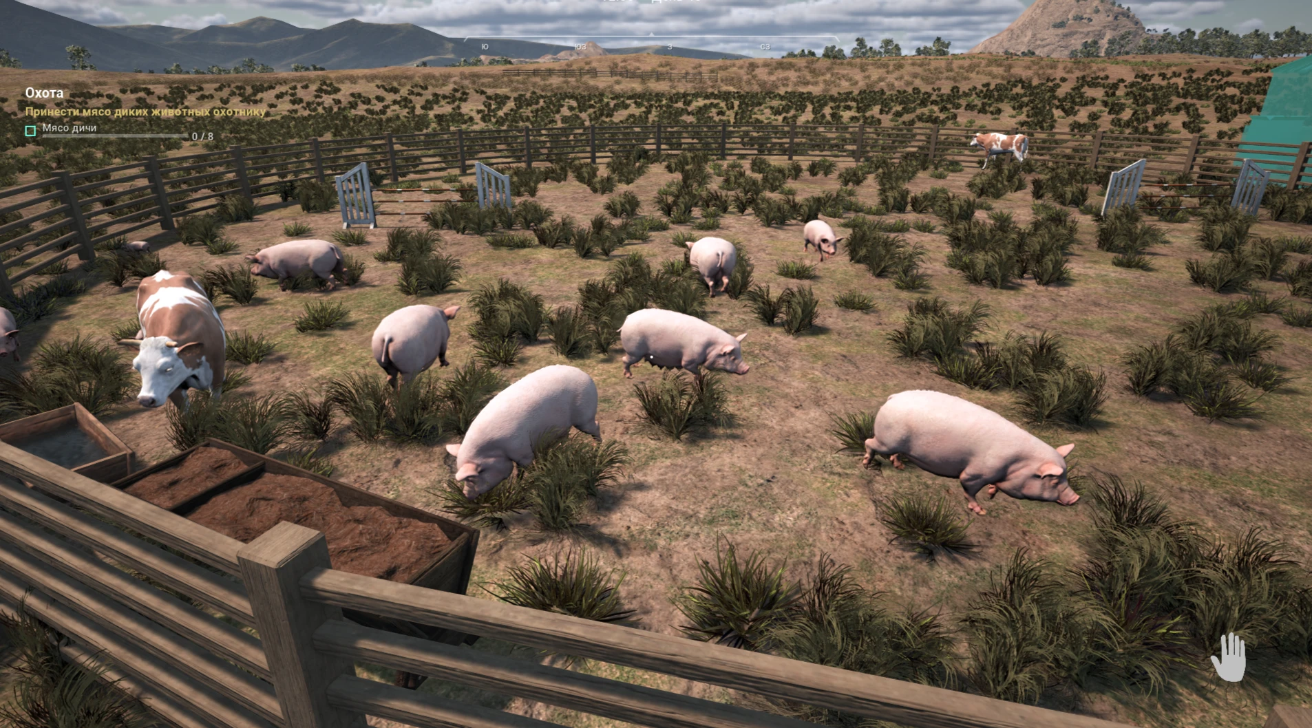 Строим большие загоны для животных в Ranch Simulator