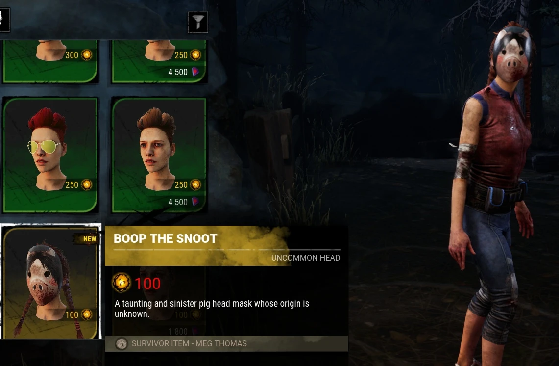 Dead By Daylight: Маска Свиньи для Мэг и распродажа на тему "Пила" (Слух)