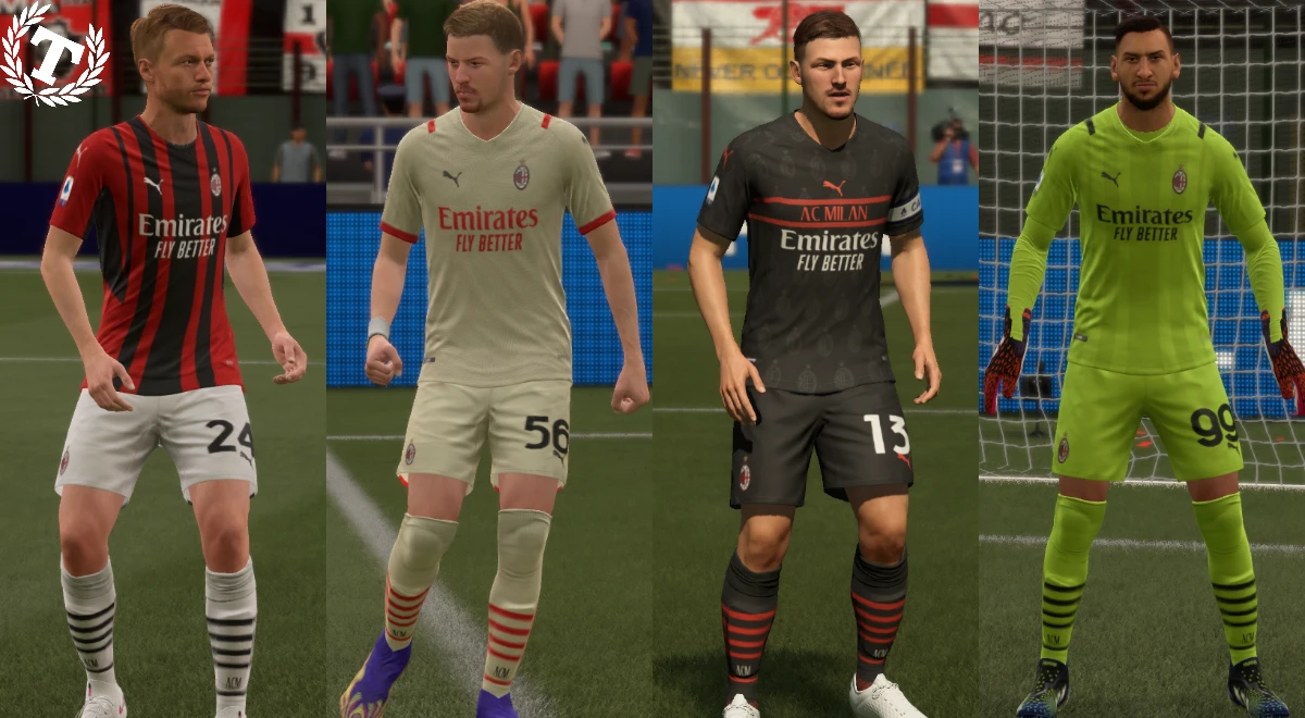 FIFA 21 "Комплект форм Милана на сезон 21-22"