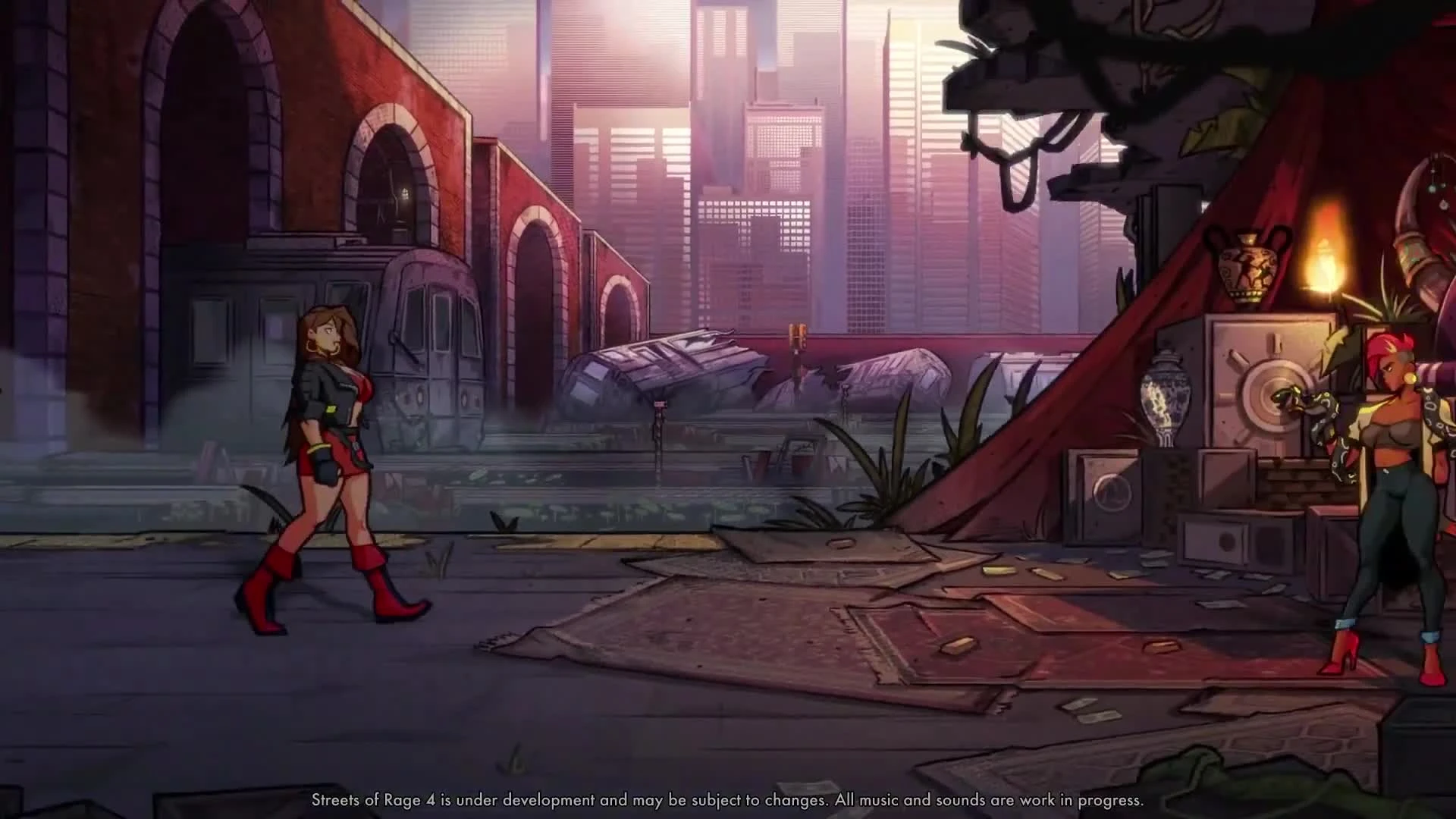 Streets of Rage 4 - Трейлер "Геймплей" на русском - VHSник