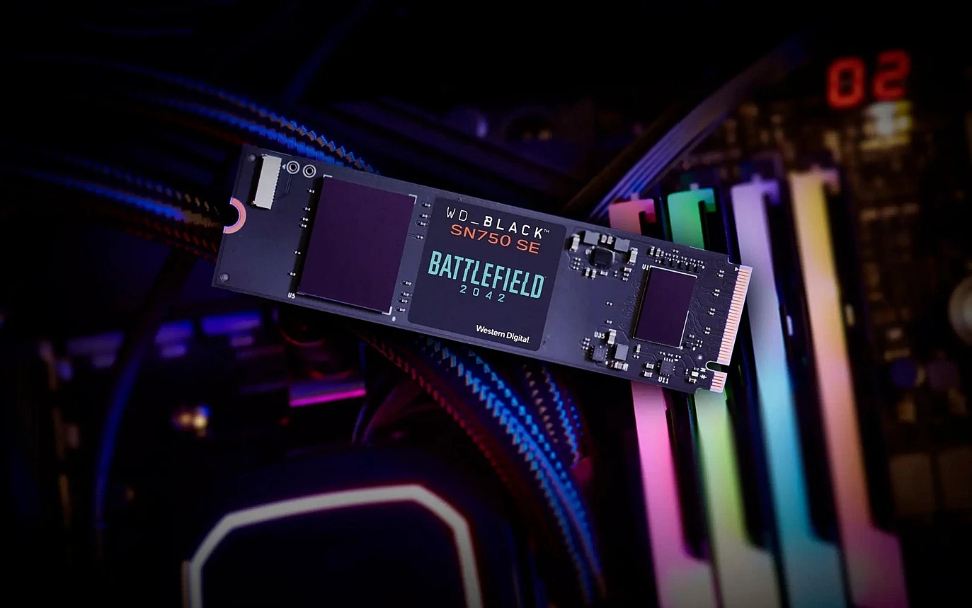 Western Digital анонсировала SSD в стиле Battlefield 2042 - с накопителем идёт стандартная версия шутера