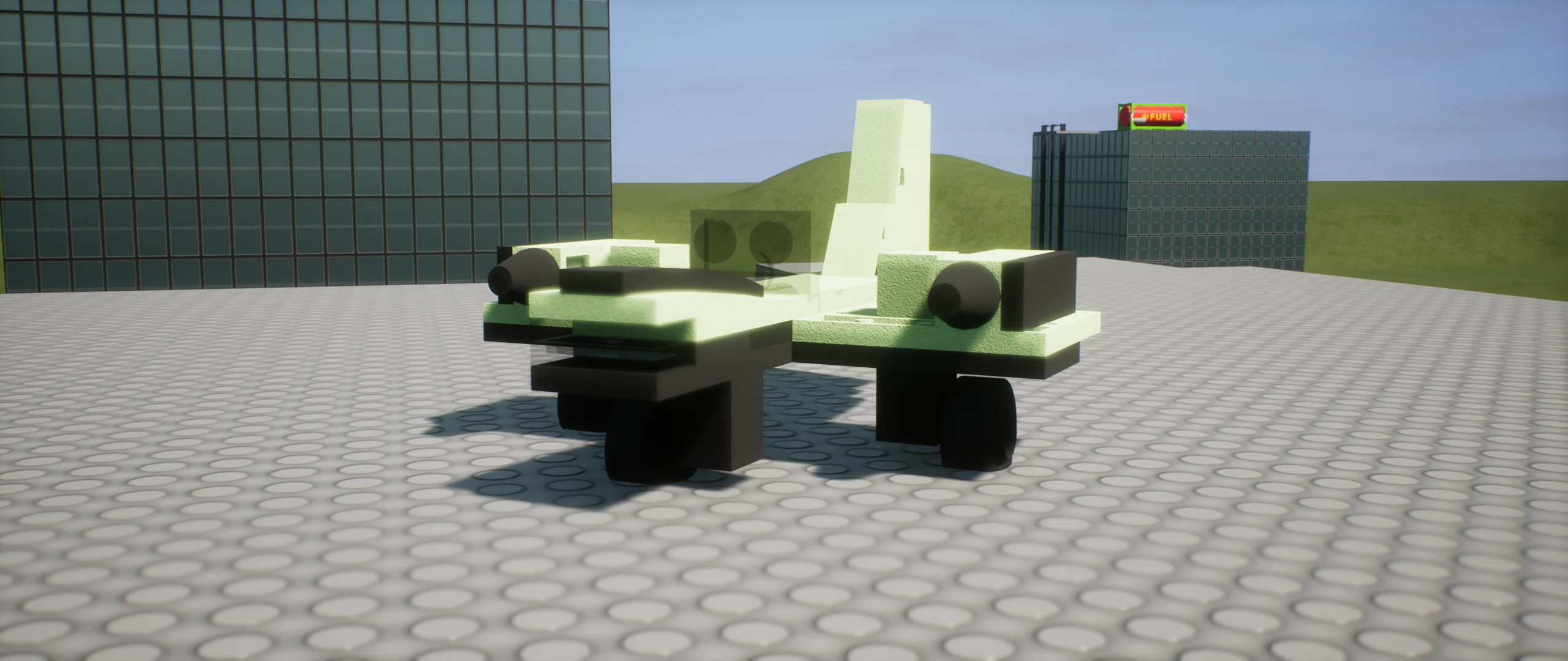 Brick Rigs "Истребитель Nainted-Motors Plankton" [Legacy]