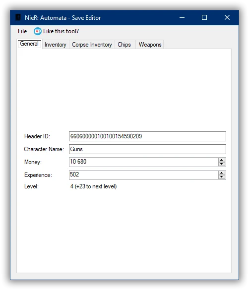 NieR: Automata: Редактор Сохранений / Save Editor (NieR.Automata.Editor) [1.0.3.1]{MysteryDash}