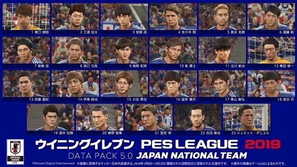 PES 2019 "Data Pack 5.0"
