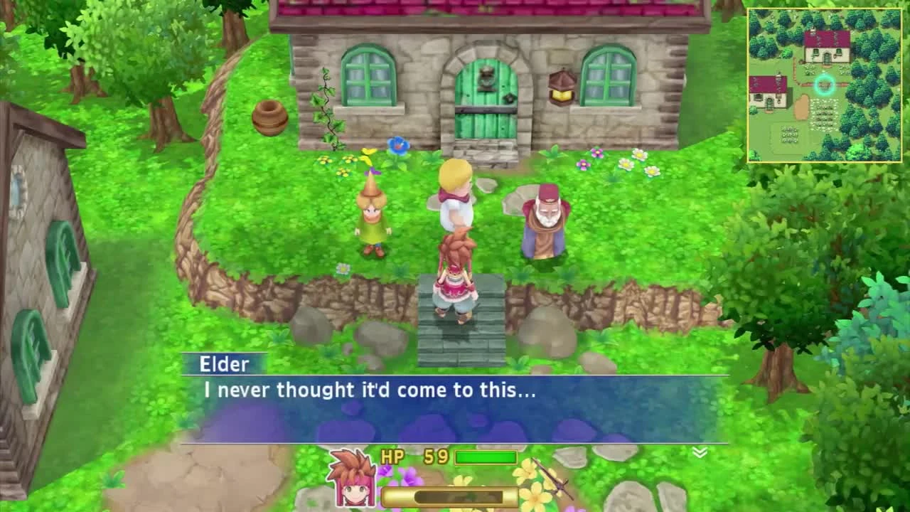 11 минут геймплея из Secret of Mana Remake